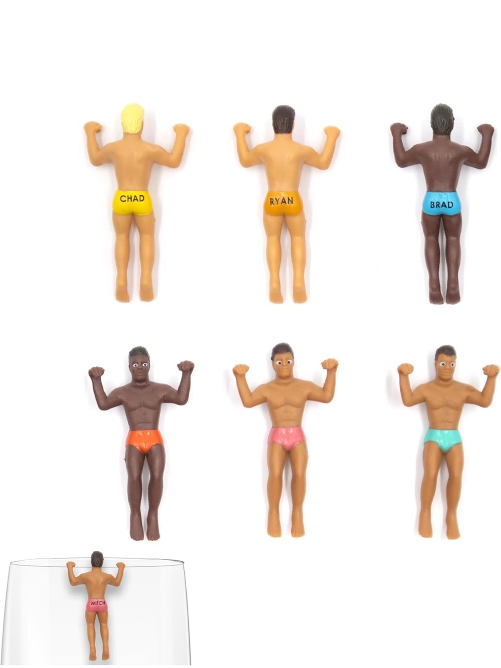 Hunky Buddies Drink Markers - Picture 4 of 5